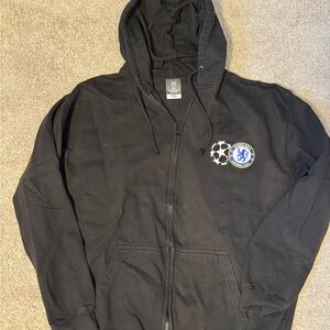 UEFA Champions League Chelsea FC Size XXL Full Zip Hoodie